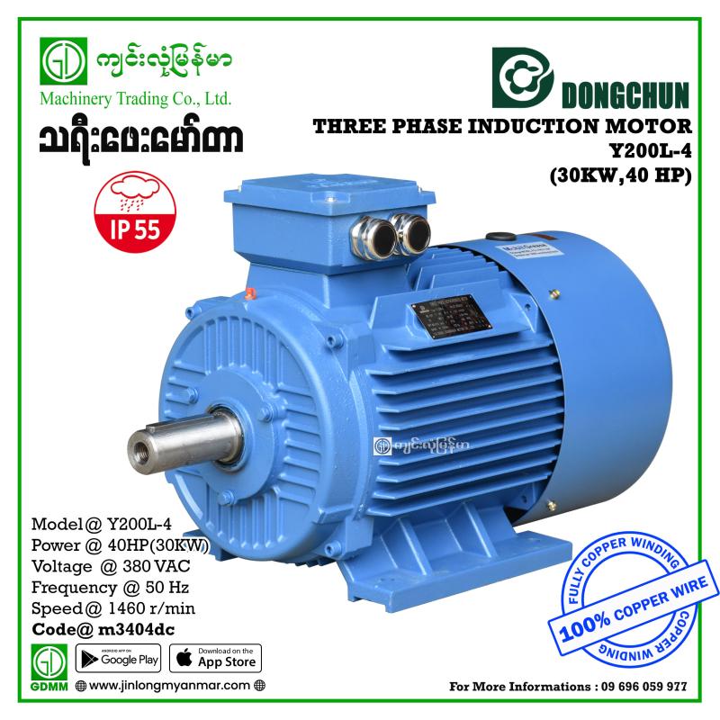 AC Motor DONGCHUN Y-200L-4 380V Three Phase